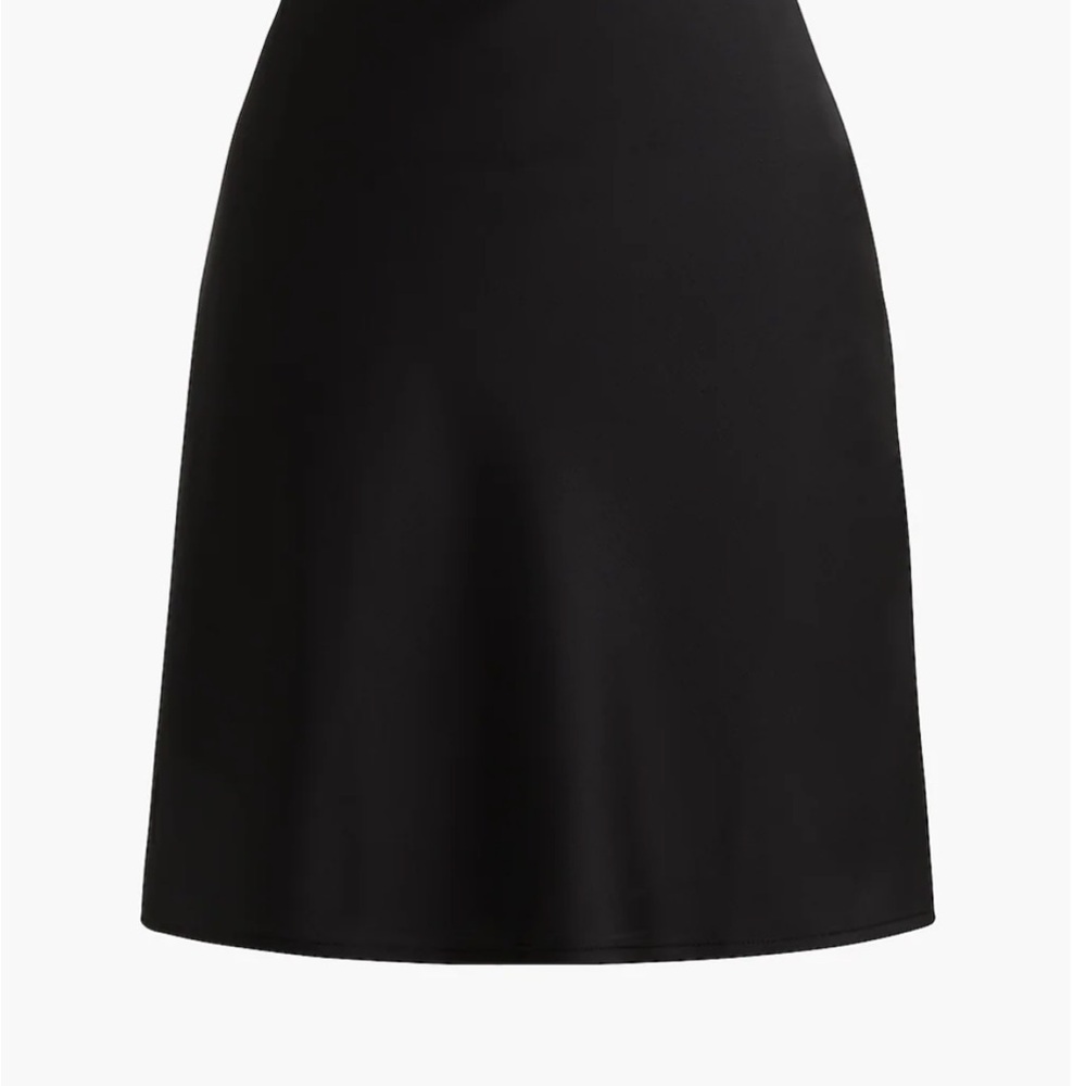 Mini Black Slip Skirt - J.Crew L 12-14